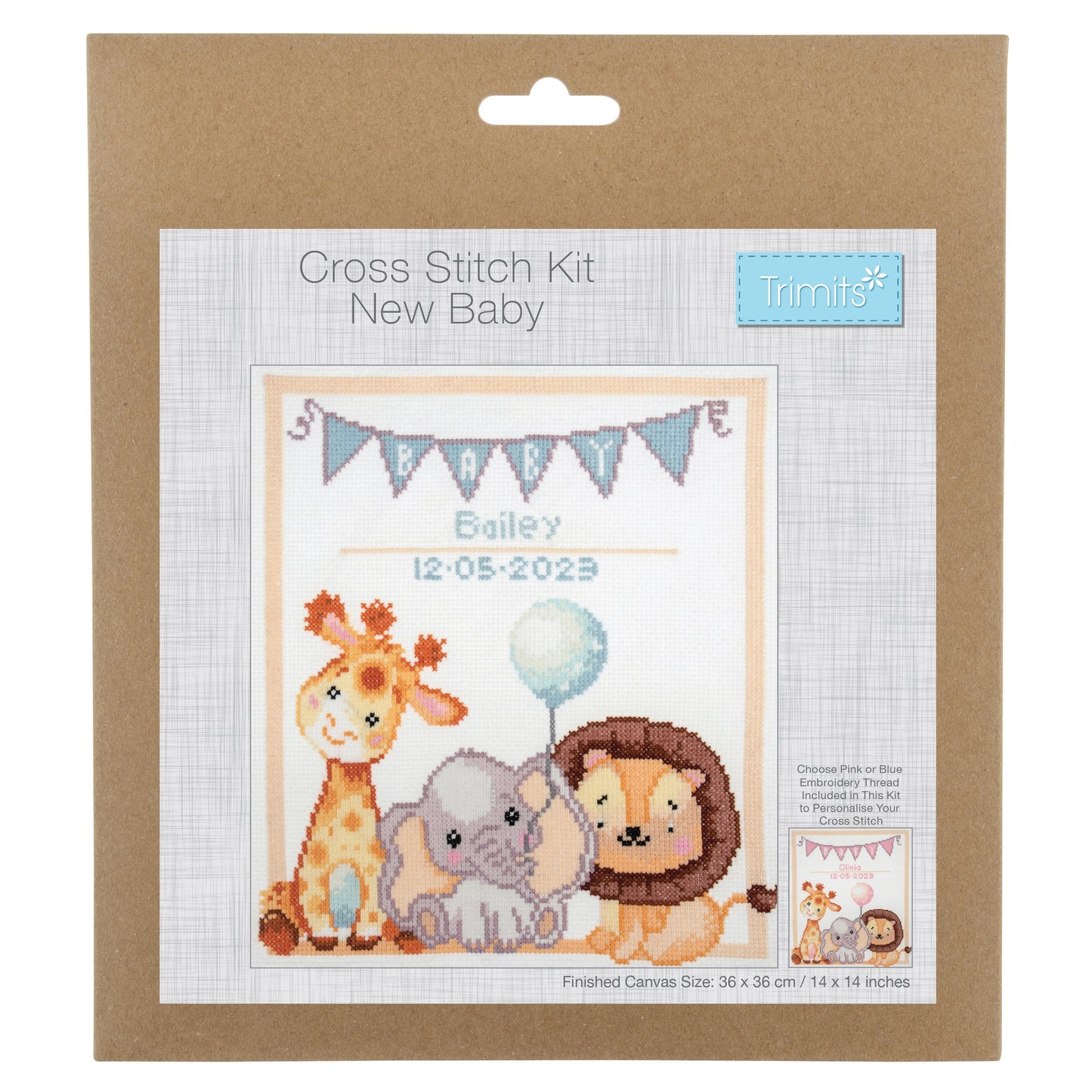 Counted Cross Stitch Kit Large - Baby