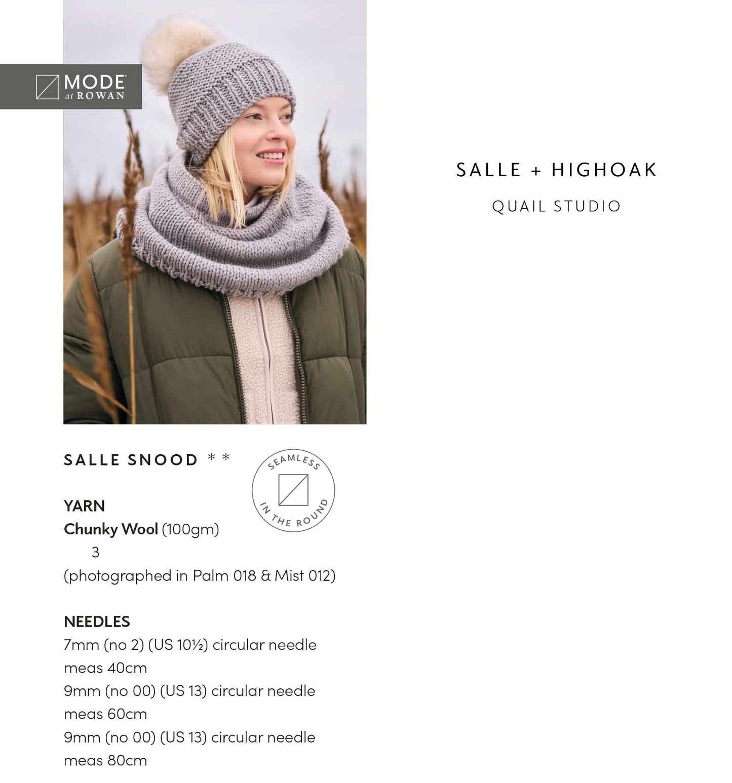 Mode at Rowan Pattern - Salle + Highoak