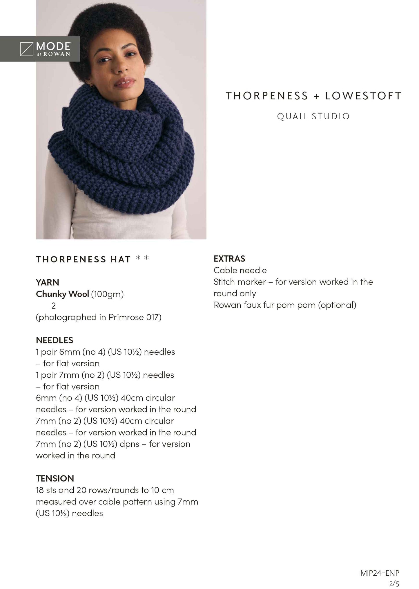Mode at Rowan Pattern - Thorpeness + Lowestoft