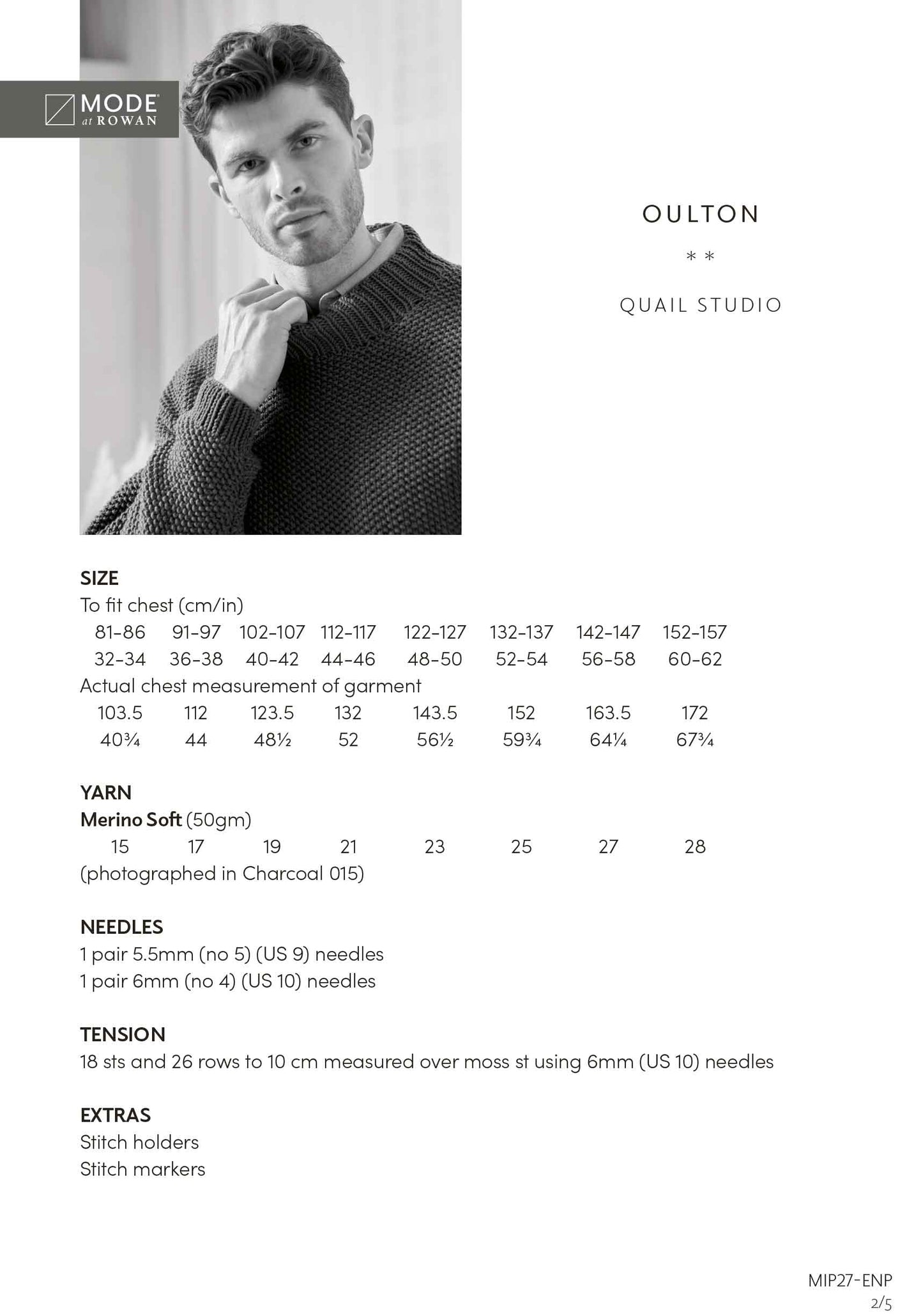 Mode at Rowan Pattern - Oulton