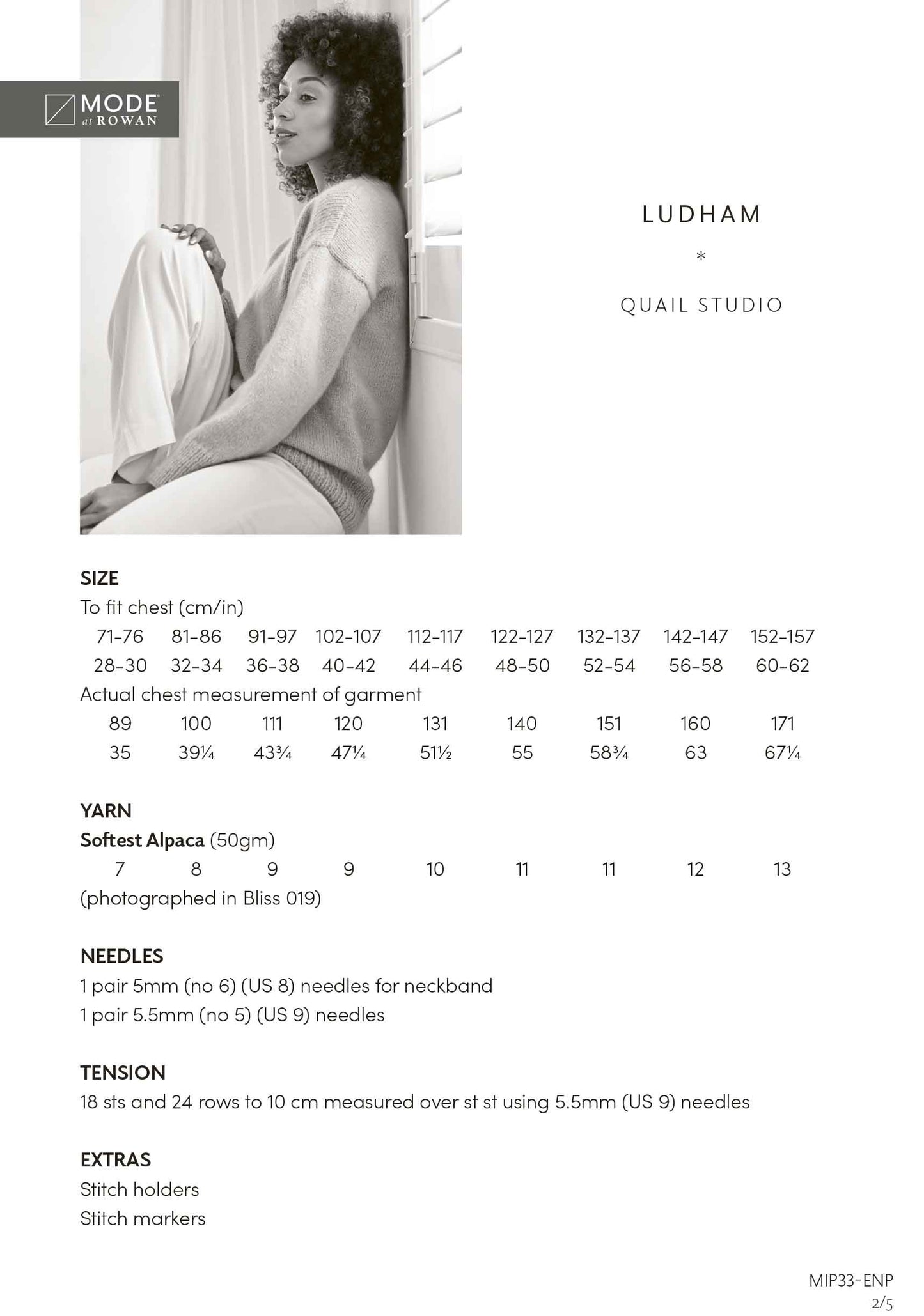 Mode at Rowan Pattern - Ludham