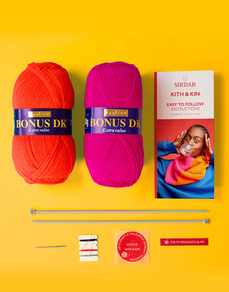 Kith & Kin - As Seen In Snod Knitting Kit