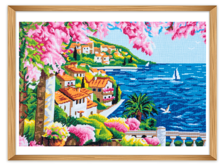 Cross Stitch Kit - Extra Large - Riviera