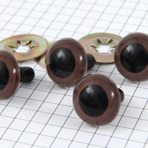 Trimits - Brown Safety Toy Eyes 10.5mm