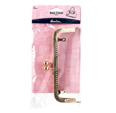 Bag Clasp Gold 180mm