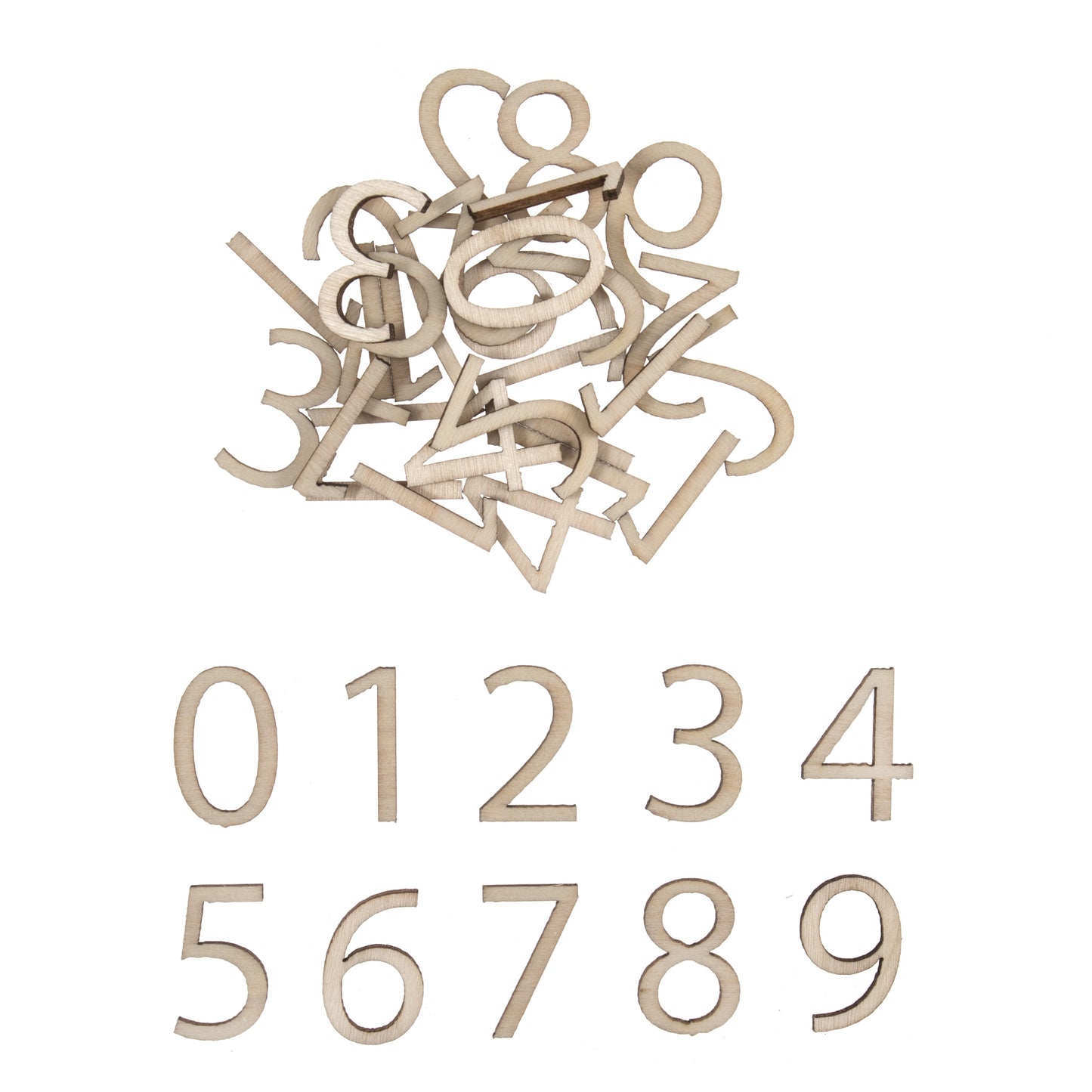 Wooden Advent Calendar Numbers