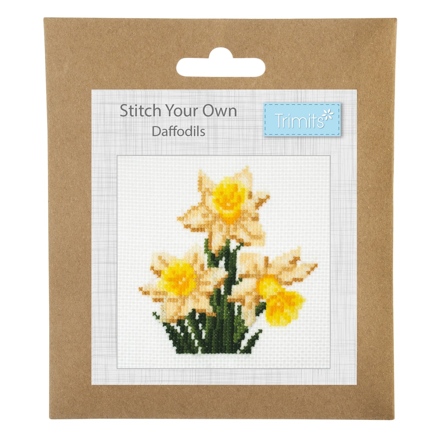 Trimits Counted Cross Stitch Kit - Daffodils