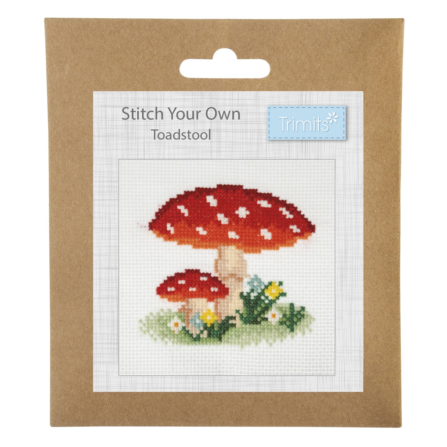 Trimits Counted Cross Stitch Kit - Toadstool