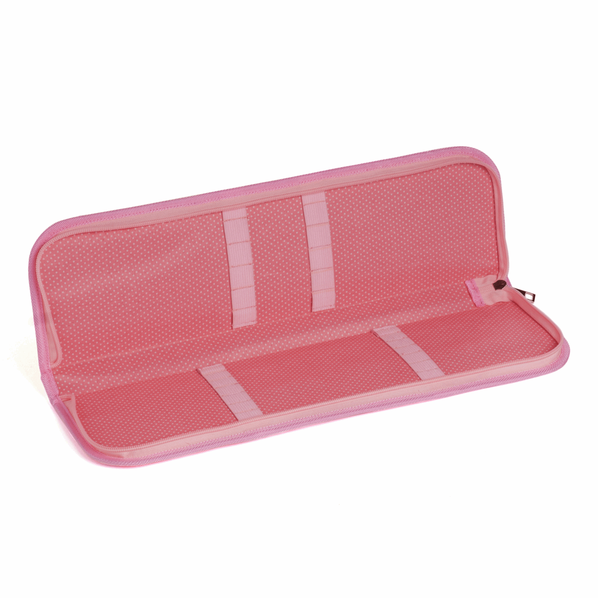 Pink Floral Garden Knitting Pin/Crochet Hook Case
