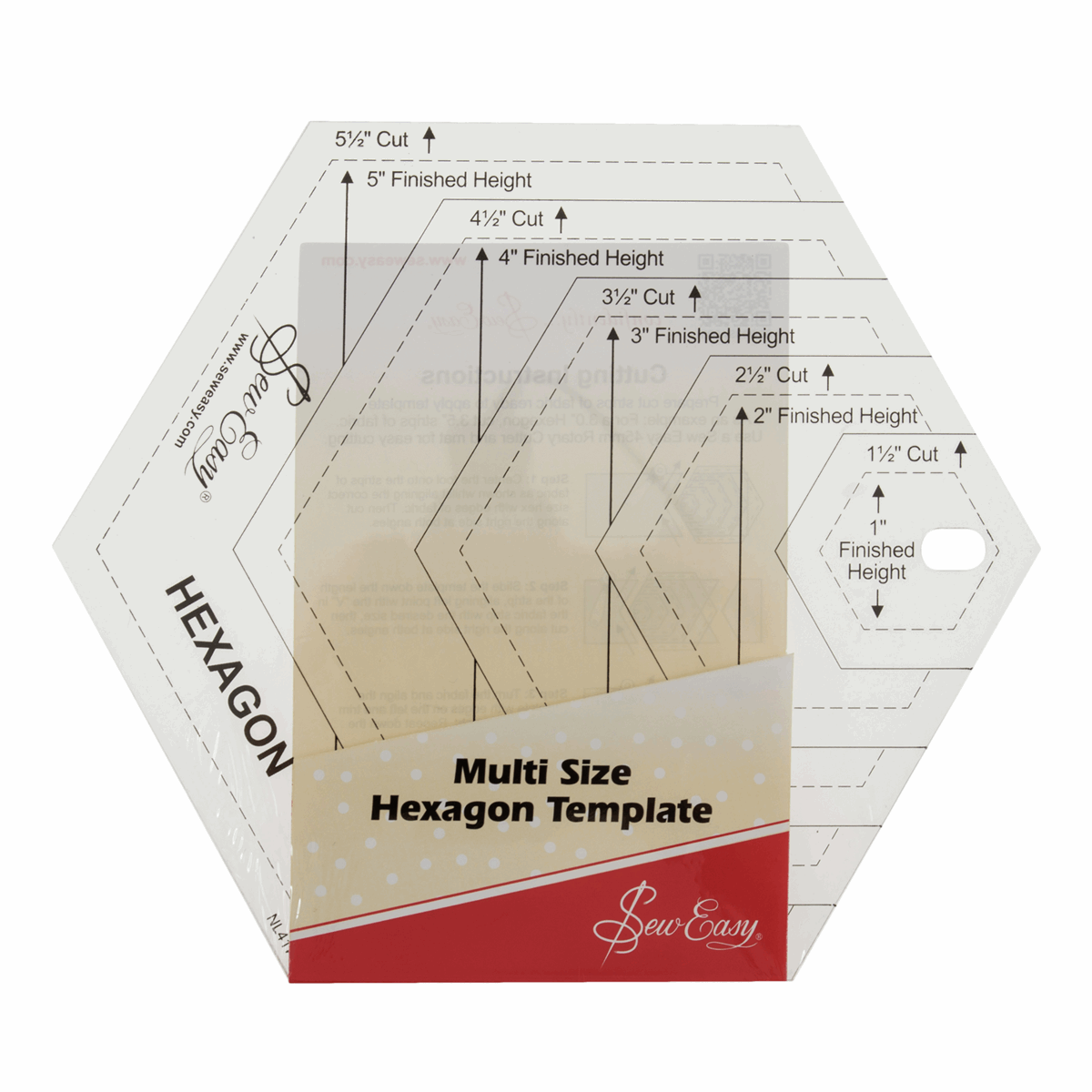 Multi Size Hexagon Template