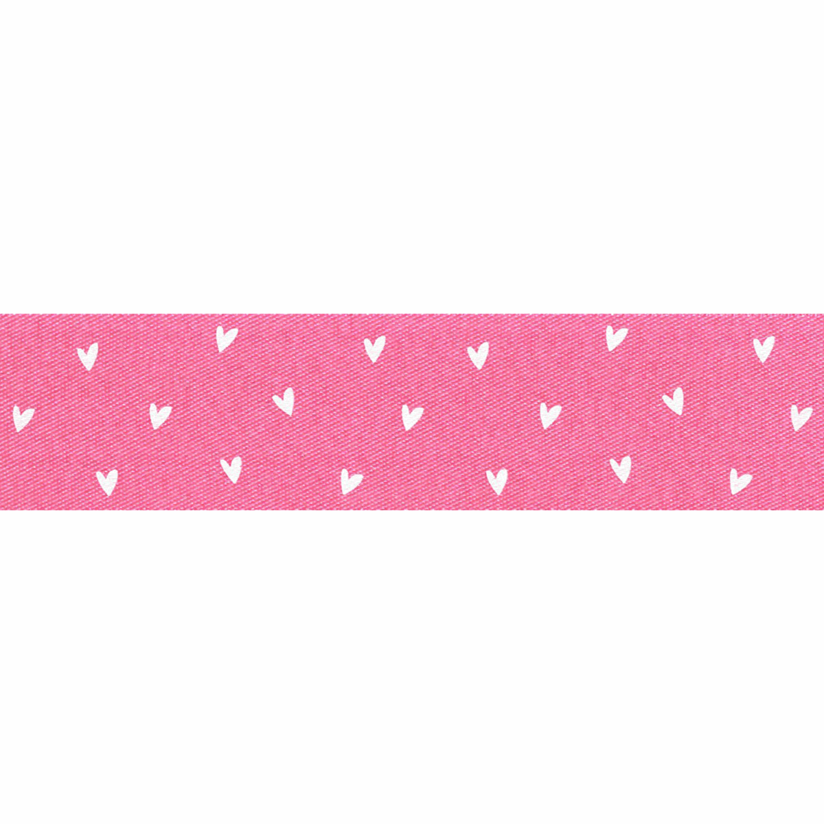 Scatter Heart Ribbon - Pink