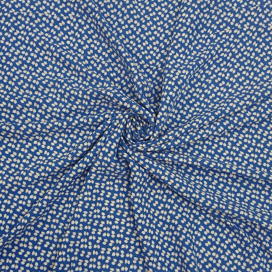 Viscose - Fen Mid Blue