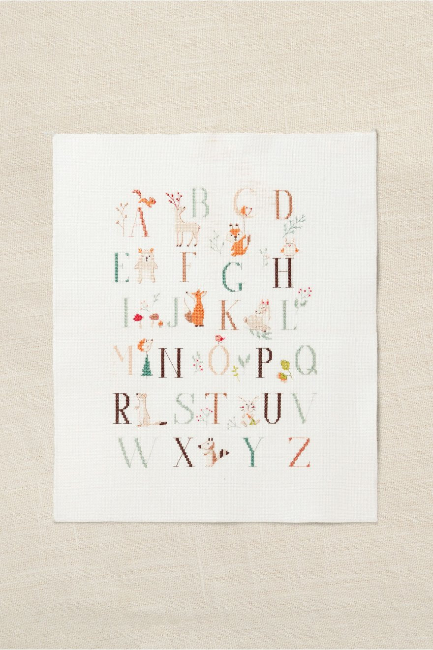 DMC Gift of Stitch - Animal Alphabet Cross Stitch Sampler Kit