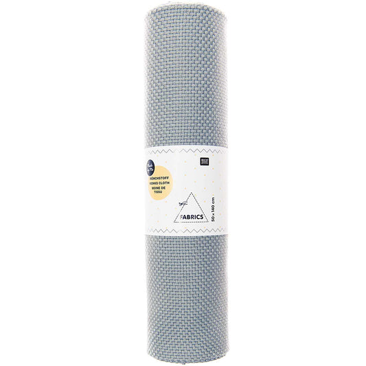 Monks Cloth 50cm x 140cm - Grey