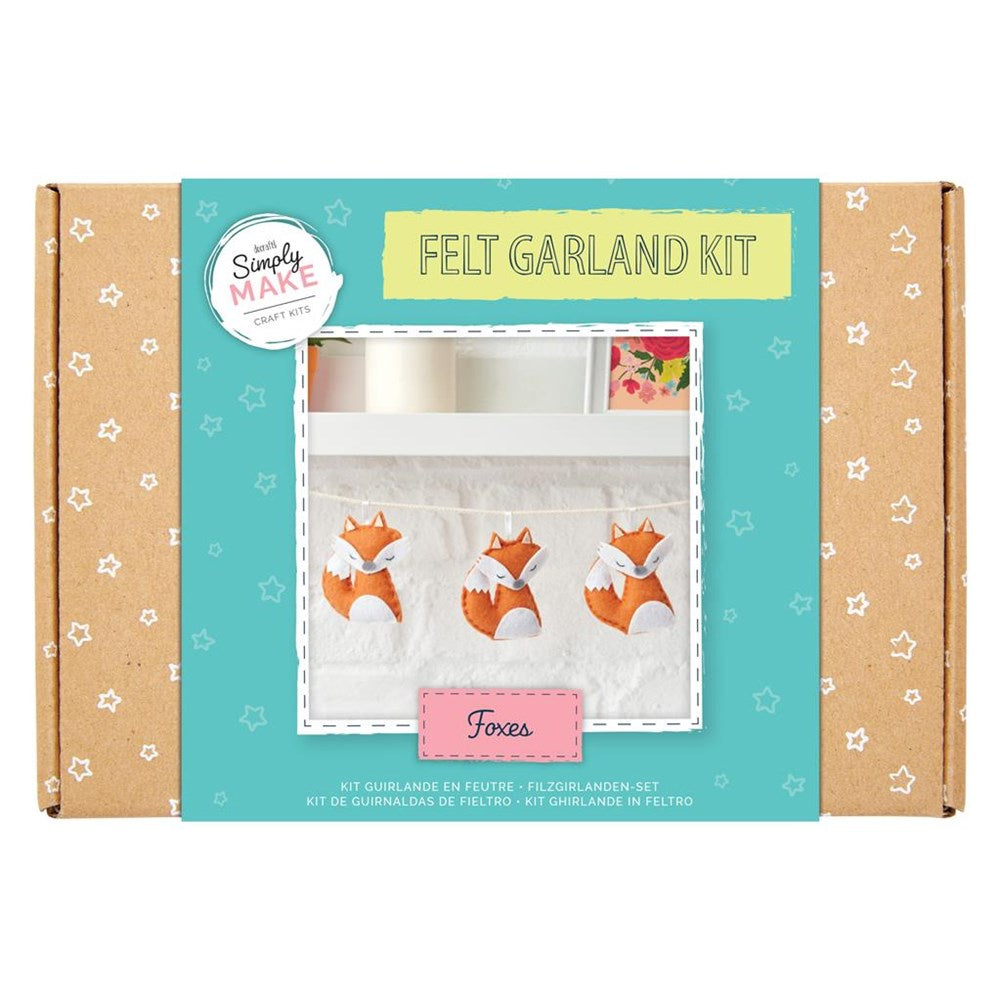 Felt Sewing Kit - Foxes