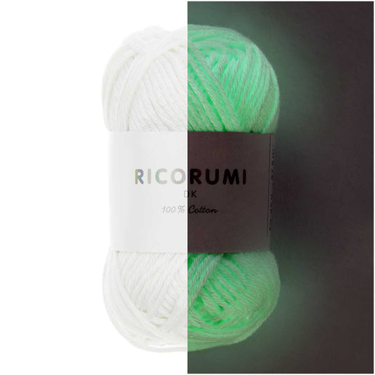 Ricorumi - Glow In The Dark - White DK