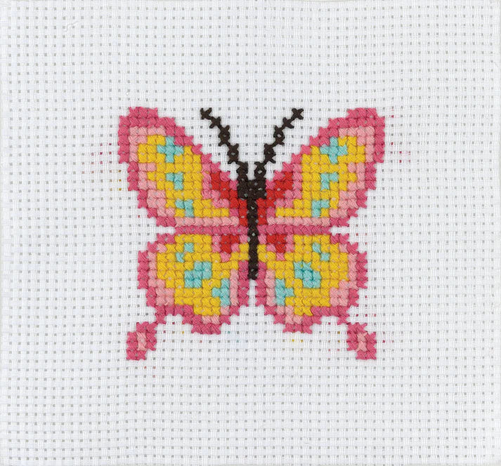 Anchor 1st Cross Stitch Kit - Butterfly