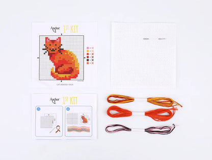 Anchor 1st Cross Stitch Kit - Cat