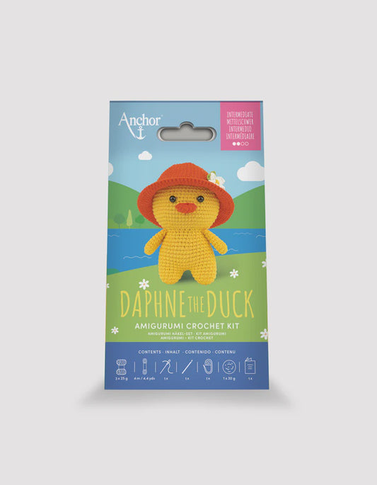 Anchor Amigurumi Crochet Kit - Daphne the Duck