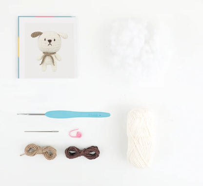 Anchor Mini Amigurumi Crochet Kit - Daniel the Dog