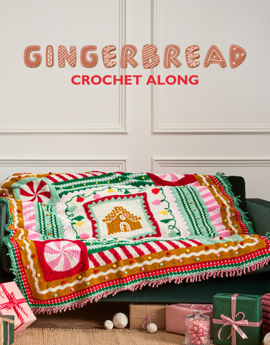 Sirdar Gingerbread Christmas Crochet Along