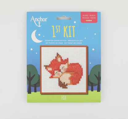 Anchor 1st Cross Stitch Kit - Fox