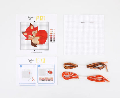 Anchor 1st Cross Stitch Kit - Fox
