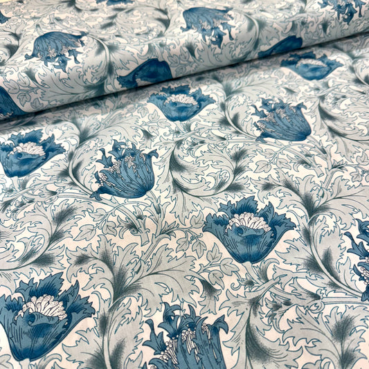 Cotton Poplin - Morris Blue