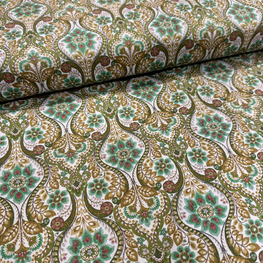 Cotton Poplin - Kaleidoscope Green