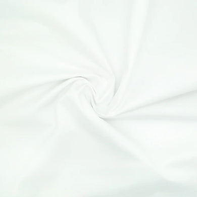Cotton Poplin Plain 150cm - White