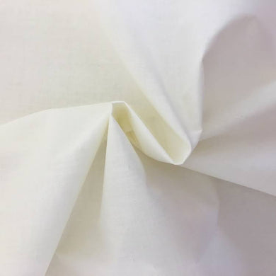 Cotton Poplin Plain 150cm - Cream