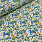 Sew Cool Cotton Poplin - Ditsy Blue & Orange