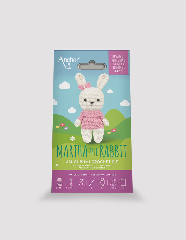 Anchor Amigurumi Crochet Kit - Martha the Rabbit