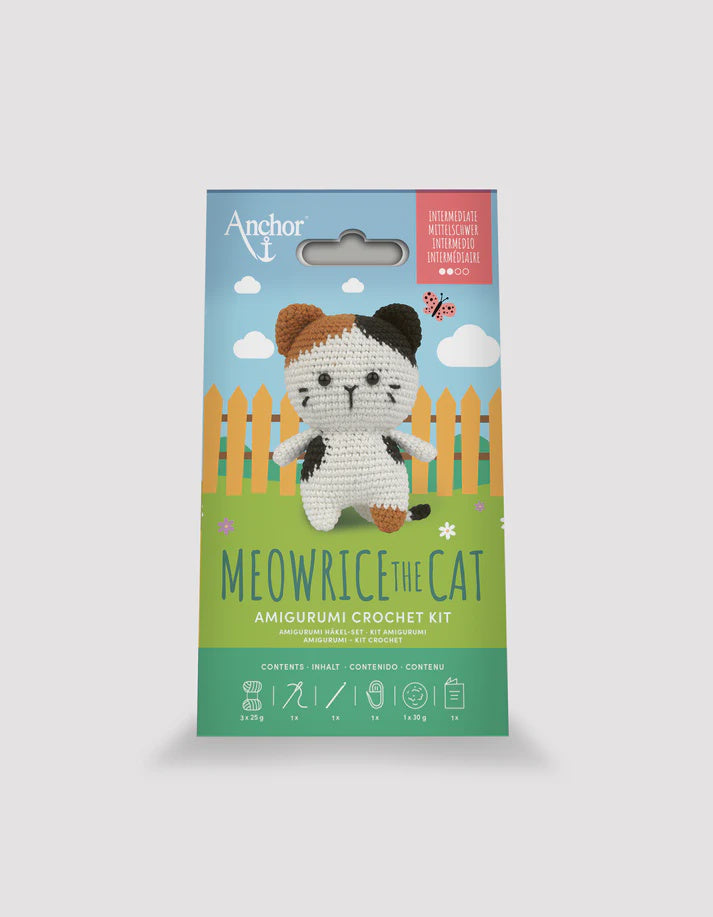 Anchor Amigurumi Crochet Kit - Meowrice the Cat