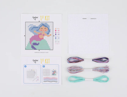 Anchor 1st Cross stitch Kit - Mermaid