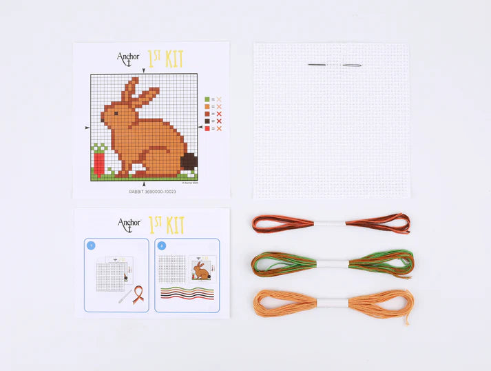 Anchor 1st Cross Stitch Kit - Rabbit