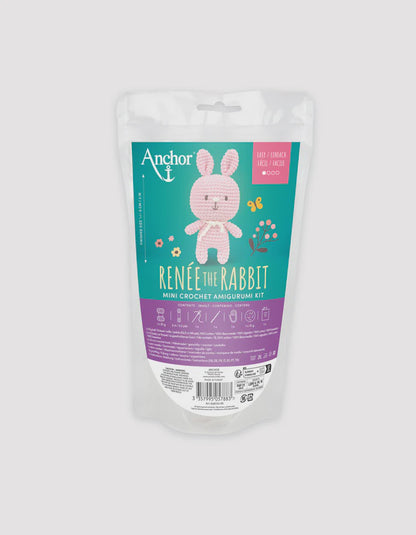 Anchor Mini Amigurumi Crochet Kit - Renee the Rabbit