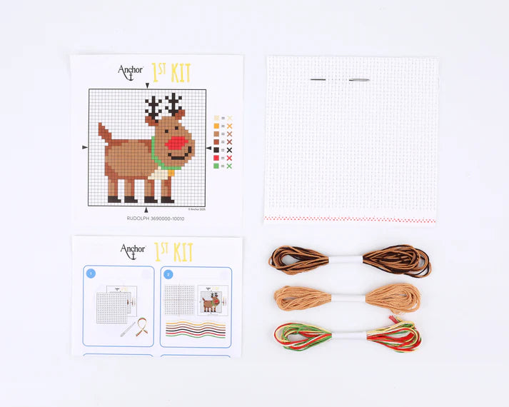 Anchor 1st Stitch Kit - Rudolph