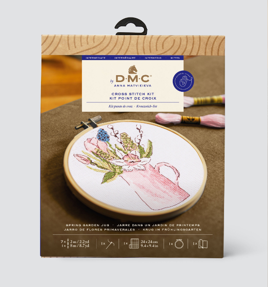 DMC Cross Stitch Kit - Spring Garden Jug