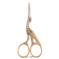 Hemline Embroidery Stork Scissors