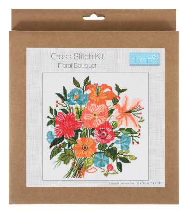 Cross Stitch Kit - Large - Floral Bouquet