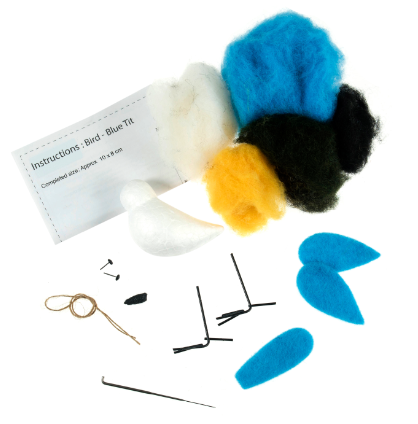 Trimits Needle Felting Kit - Blue Tit