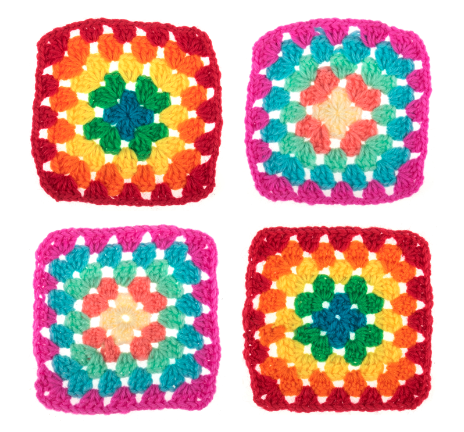 My First Crochet Kit - Granny Squares