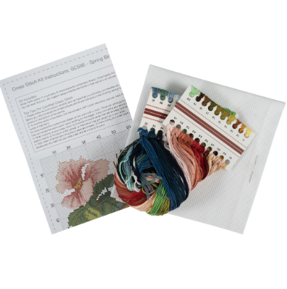 Cross Stitch Kit - Large - Spring Birds