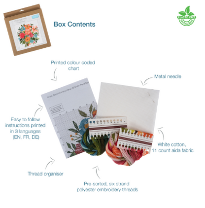 Cross Stitch Kit - Large - Floral Bouquet