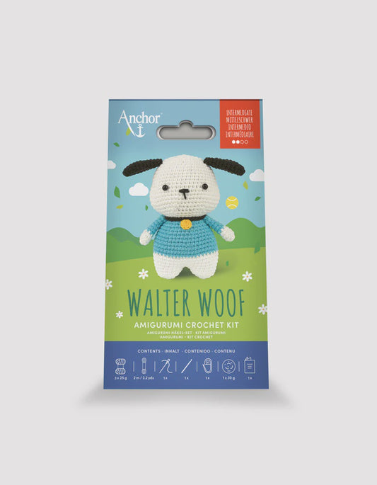 Anchor Amigurumi Crochet Kit - Walter Woof