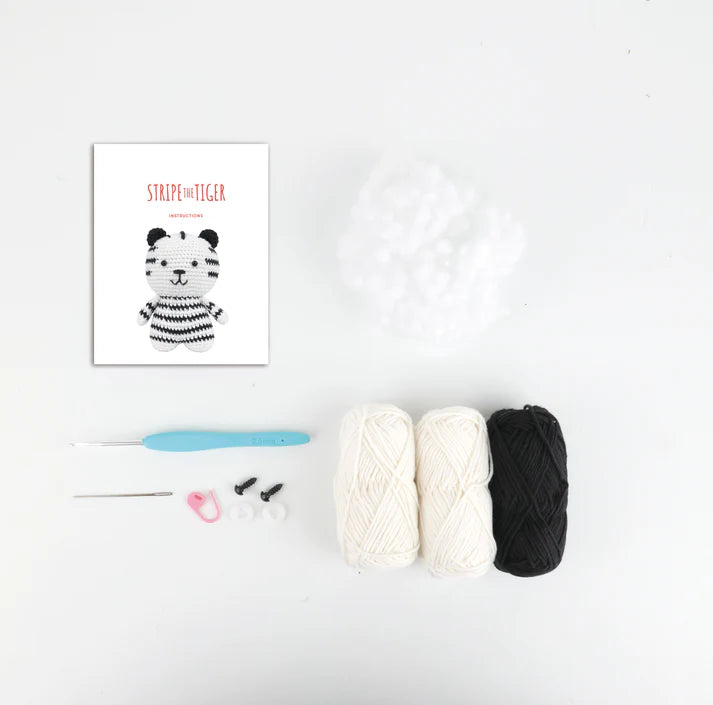 Anchor Amigurumi Crochet Kit - Stripe the Tiger