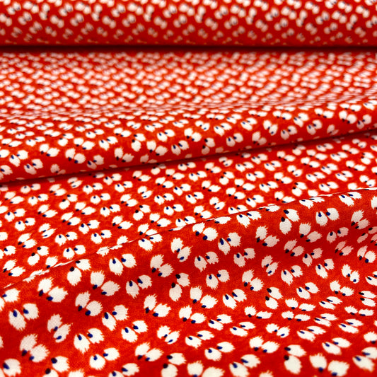 Viscose - Fen Bright Red