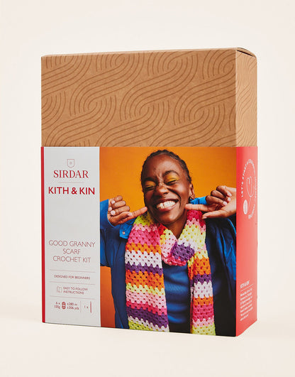 Kith & Kin - Good Granny Scarft Crochet Kit