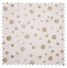 Load image into Gallery viewer, Glitter Fabric Roll - Gold Spot